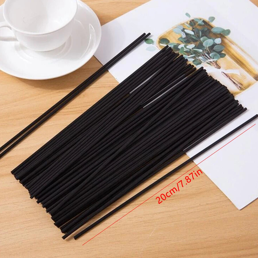 10/50pcs aromatherapy sticks, diffuser sticks, black fragrance diffusing strips, long-lasting, suitable for indoor use in bathro