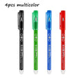 Set da 4 penne gel cancellabili a caldo, punta 0.7 mm – nero, blu, rosso e verde