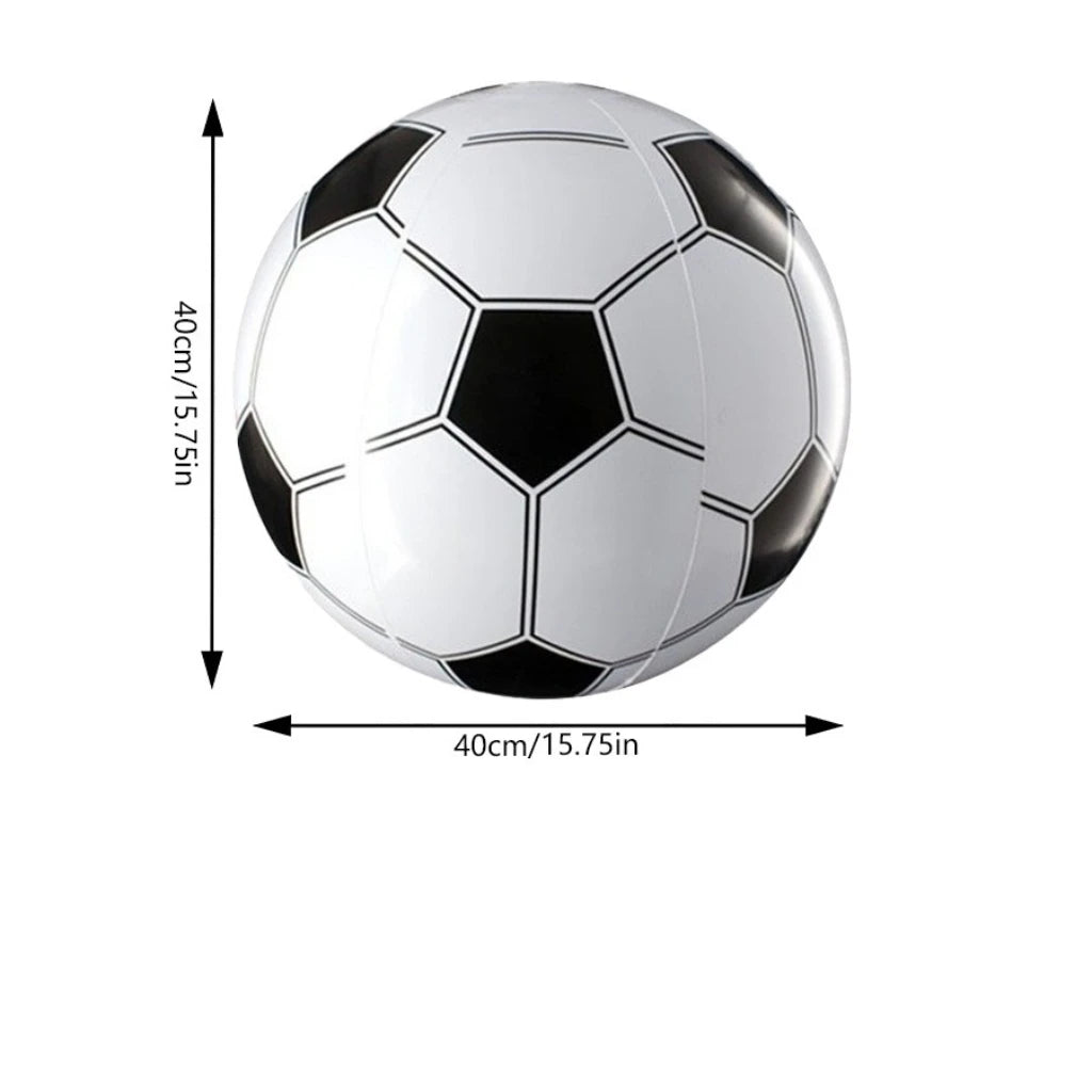 Ballon de plage gonflable en PVC épais avec motifs sportifs Basketball Football Piscine Fête de plage Loisirs Jeux d'eau Sphère gonflable