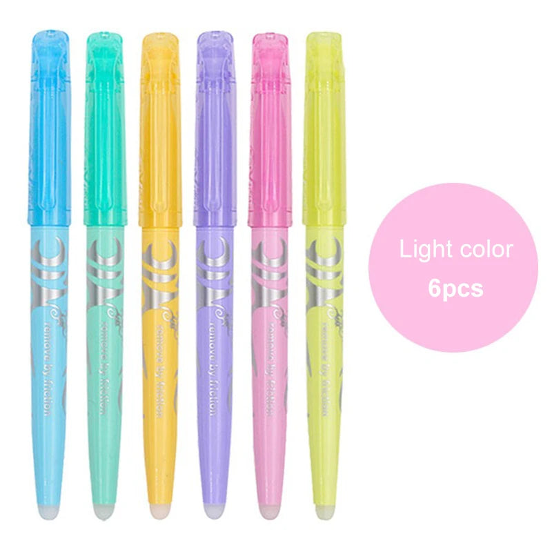 3/6pcs Japan Pilot Erasable Highlighters FRIXION Student Color Marker Pens Soft Light Eye Protection SW-FL School Supplies