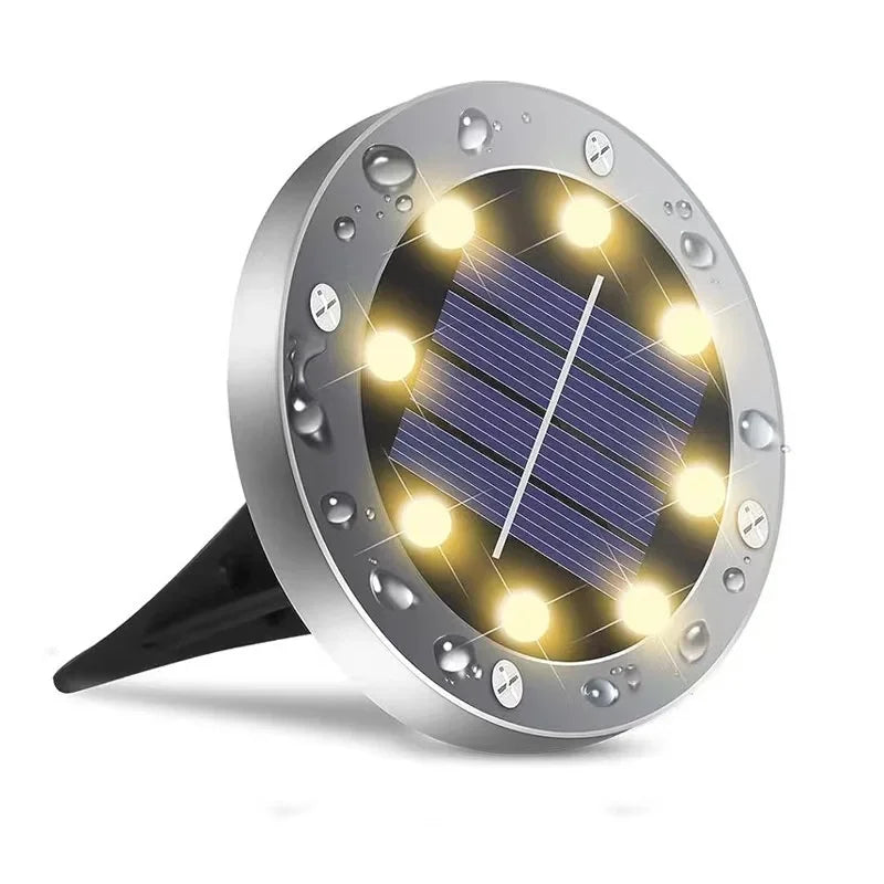 Lampada da Giardino Solare IP68 LED per Sentieri e Patio