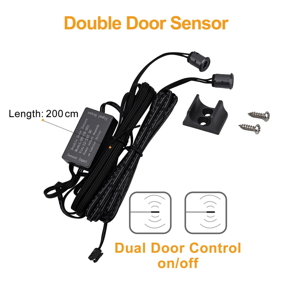 Striscia LED COB dimmerabile per armadi e scaffali, sensore touch, 12 V