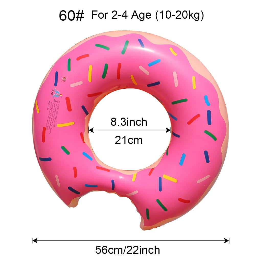 Ciambella Gonfiabile per Nuoto – Gioco in Piscina e Spiaggia per Bimbi e Adulti