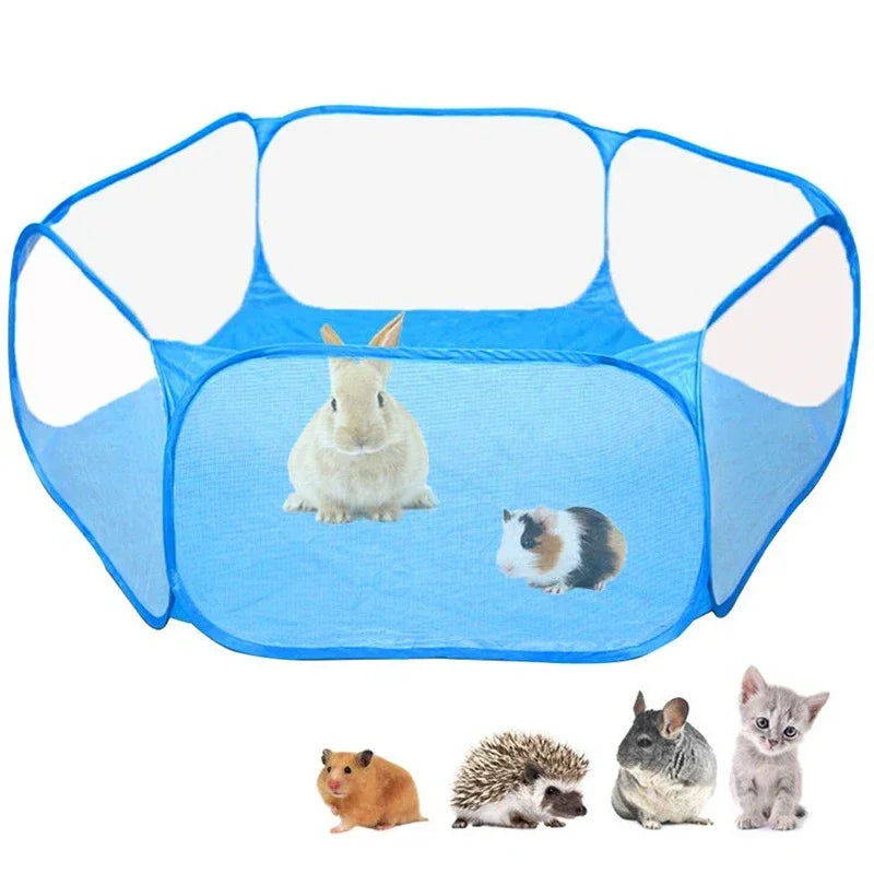 Gabbia Trasparente Portatile per Animali Domestici - Recinto Pieghevole per…