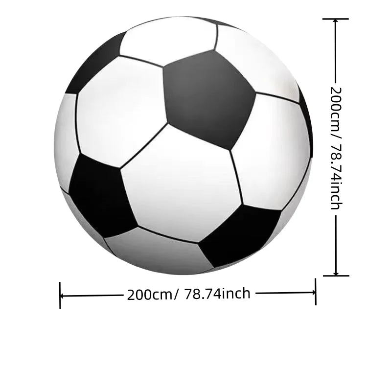 Outdoor Games Inflatable Toys Grass Soccer Ball School Fun Sports Ball Beach Ball Thickened PVC Inflatable Giant Football