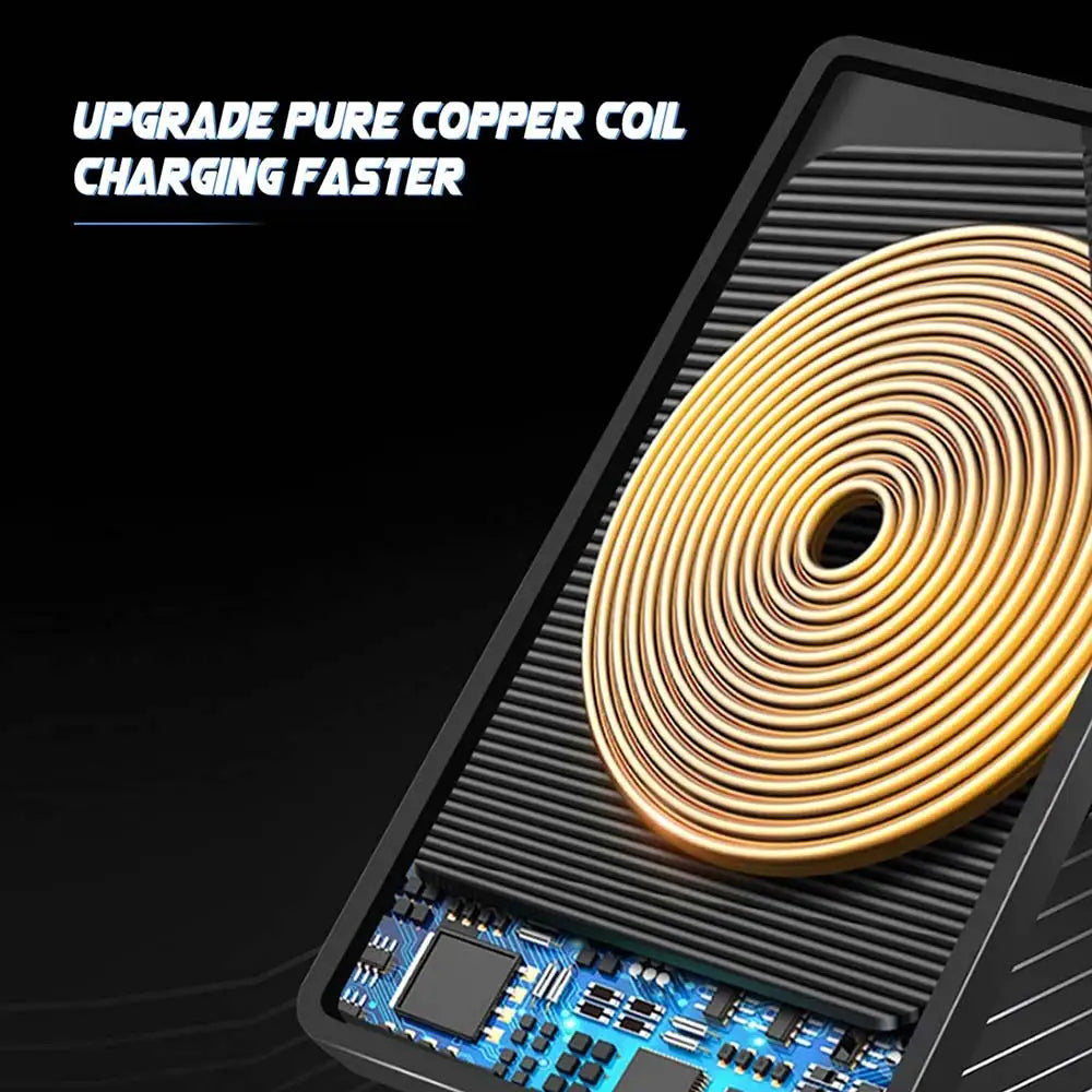 Caricatore wireless auto 15W per iPhone, Samsung, Xiaomi – Pad silicone