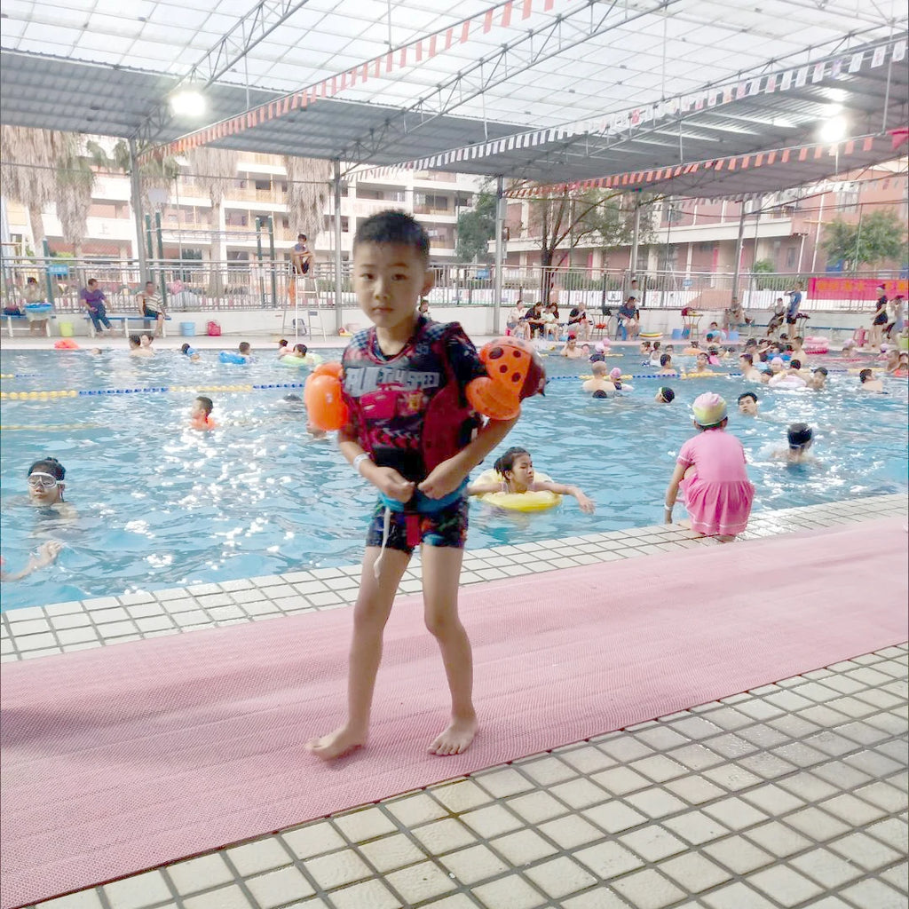 Giubbetto galleggiante per bambini, aiuto nuoto sicuro per ragazzi 3‑12 anni
