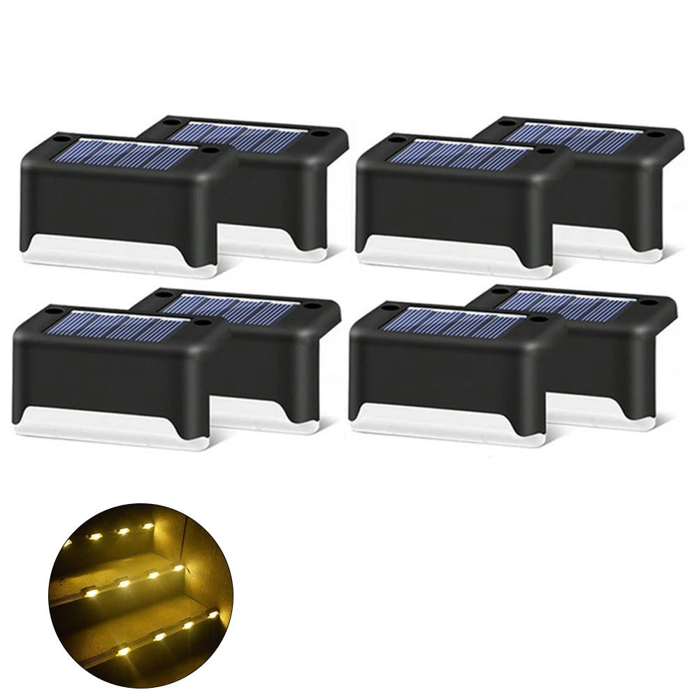 Luci LED Solari 4/8/12/16 pcs – Illuminazione impermeabile per scale e giardino