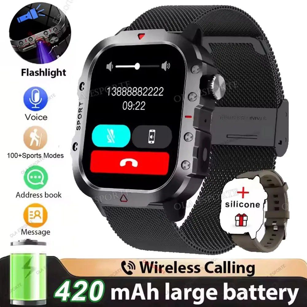 Smartwatch sportivo 2026 con GPS, monitor cardio, impermeabile, compatibile iOS…