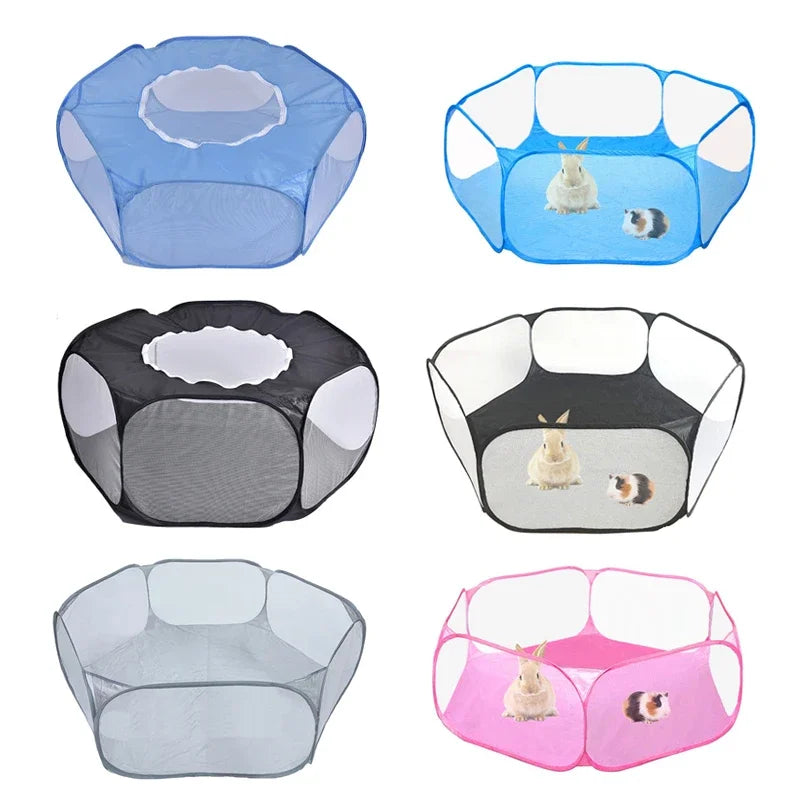 Gabbia Trasparente Portatile per Animali Domestici - Recinto Pieghevole per…