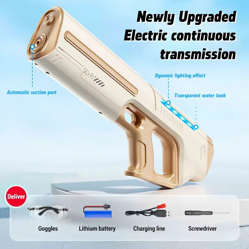 Pistolet à eau électrique automatique haute capacité – Jeu d'été