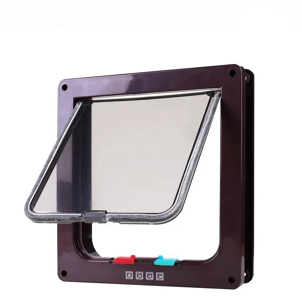 Porta Flap per Cani e Gatti con Blocco a 4 Direzioni – ABS Plastica