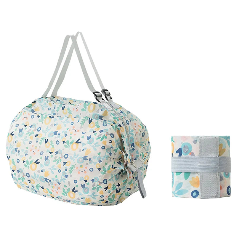 Borsa da Shopping Pieghevole Impermeabile per Viaggi, 48‑64 L, 20 kg