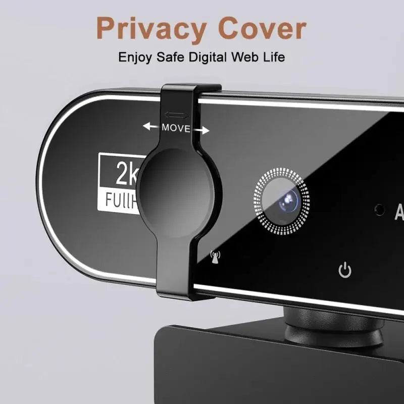 Webcam 4K Full HD con autofocus, microfono integrato e USB 2.0