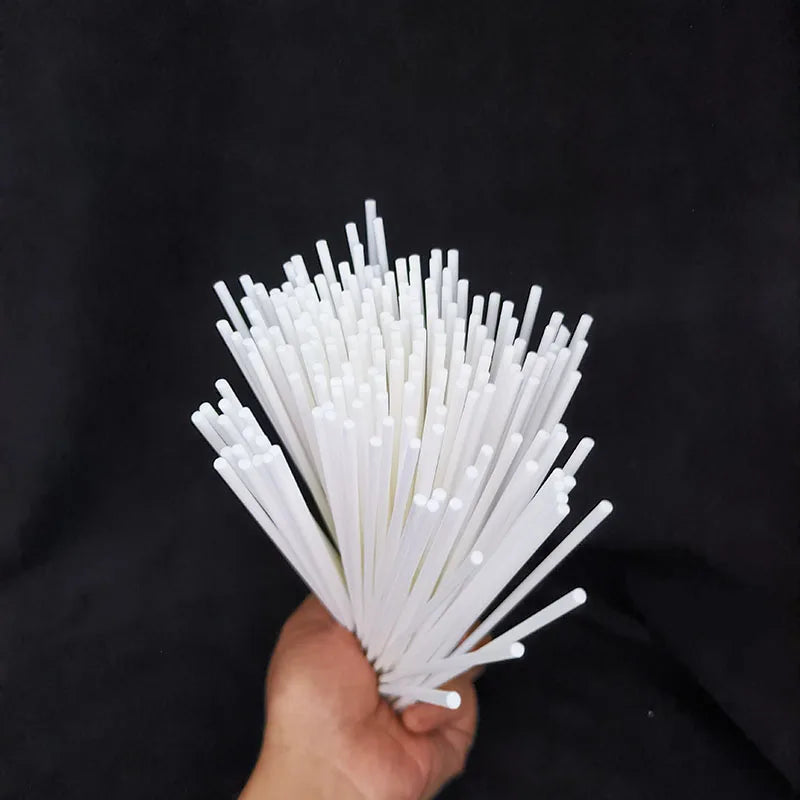 50pcs/100pcs per Lot Fiber Reed Diffuser Sticks 3mmx20cm Rattan Home Fragrance Aromatherapy Sticks Lasting for Office Bedroom