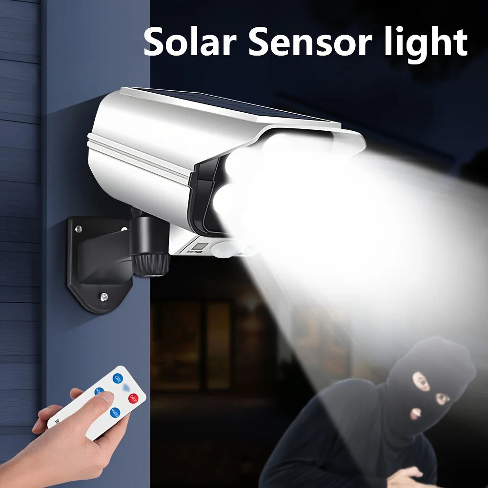 Luci Solari Sensori Movimento 2000 Lumen 77LED Wireless Sicurezza Esterna