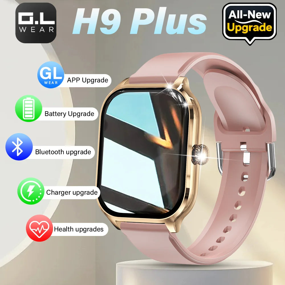 Smartwatch con display 2.01" e risposta chiamate – fitness e salute