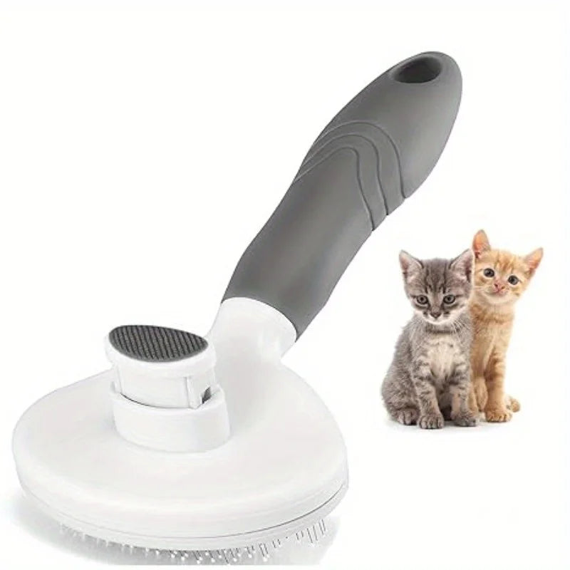 Spazzola auto-pulente per cani e gatti - rimuove peli, delicata e smontabile