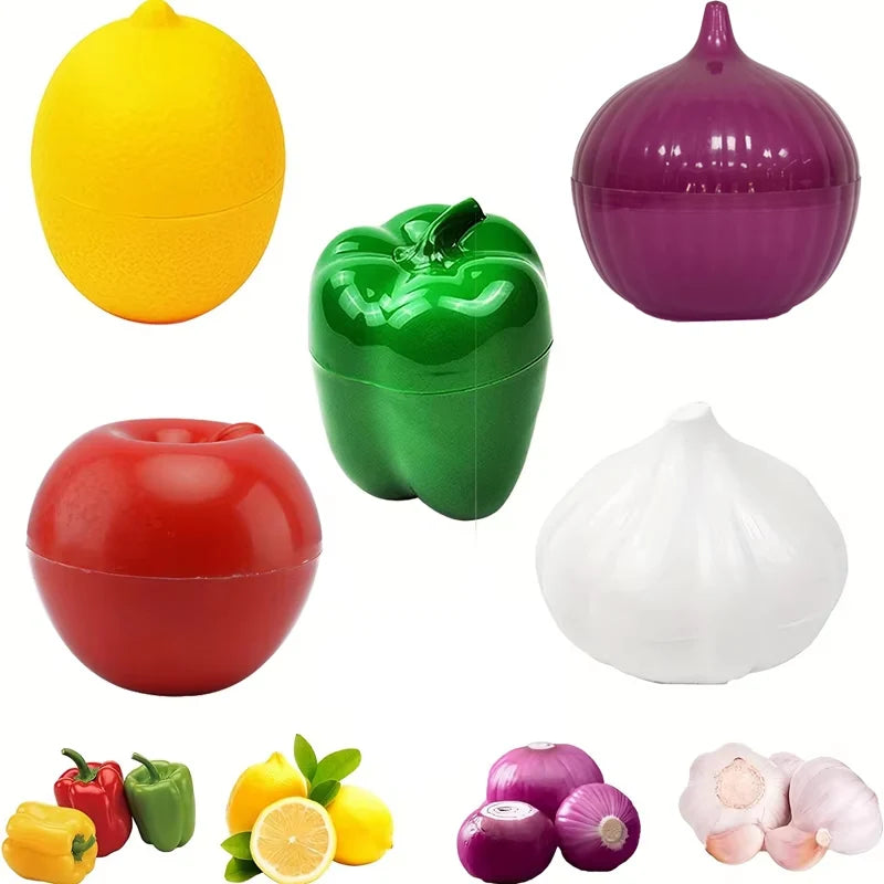 Contenitori plastici sigillati per frutta e verdura – Organizer per cucina