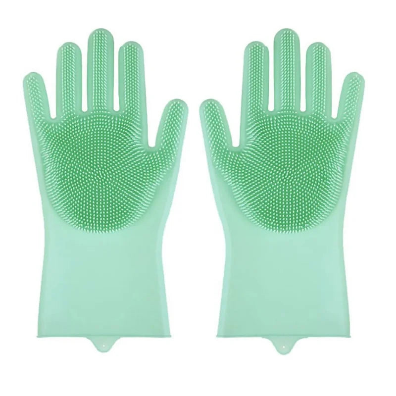 Guanti in silicone per toelettatura cani e gatti – pulizia e rimozione peli