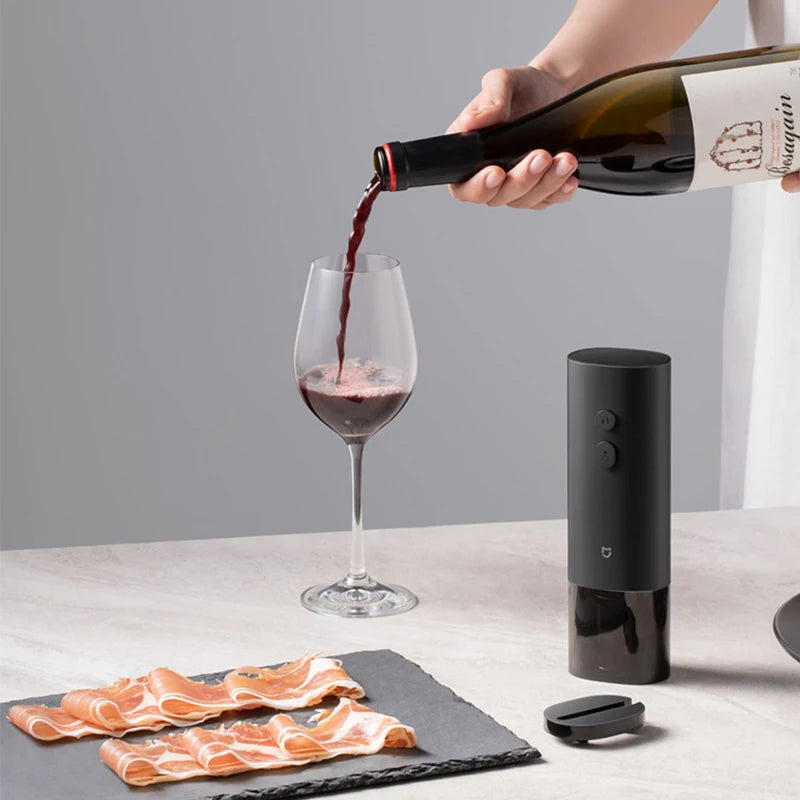 Apribottiglie elettrico automatico con tagliatore di alluminio - apertura 10 sec