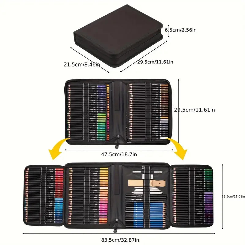 28/54/72/96/144 Pcs Drawing Sketching Coloring Set Drawing Pencils and Sketching Kit Art Tool Kit Professional Art Supplies Set