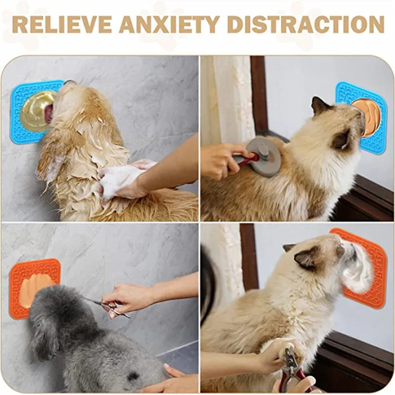 Tappetino in Silicone per Gatti e Cuccioli – Licking Mat Anti‑soffocamento