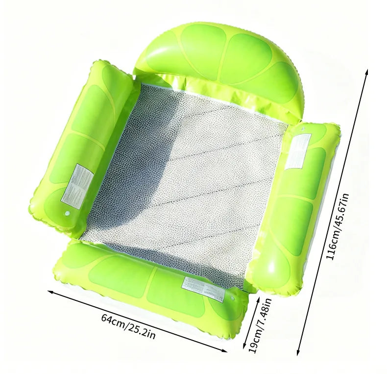 Hamac gonflable pliable en PVC pour piscine et mer – Matelas flottant d'été