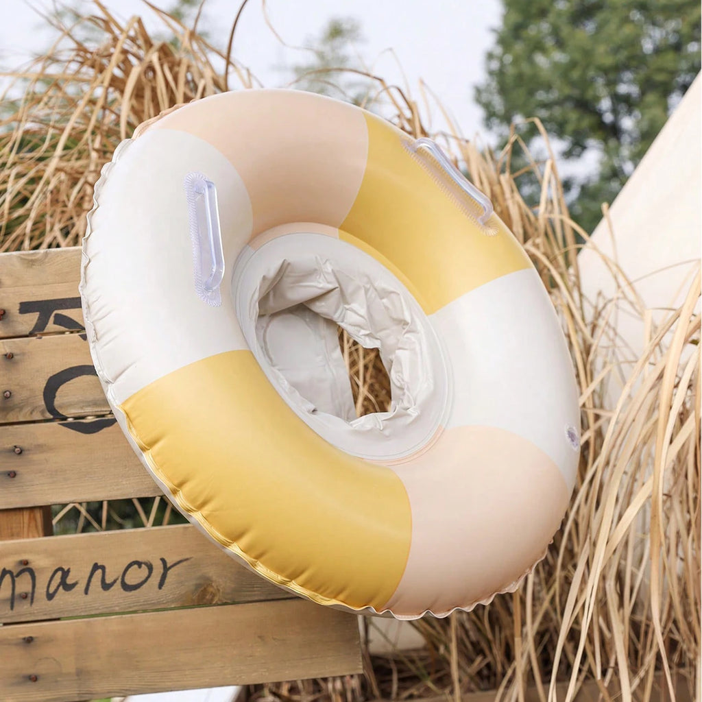 Anello gonfiabile in PVC con maniglie – relax estivo in piscina
