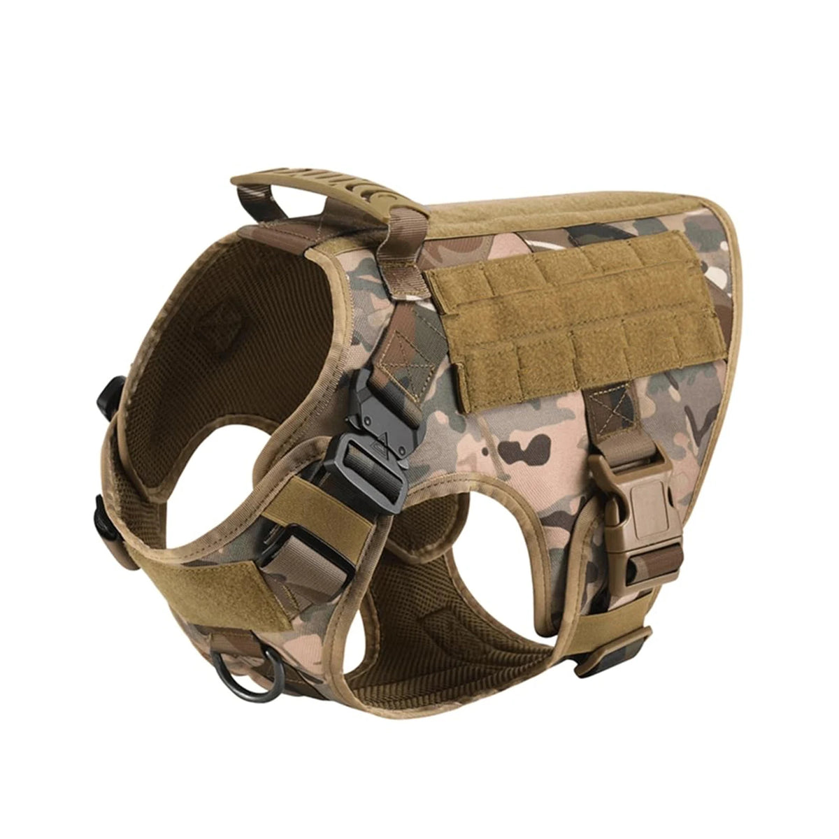 Imbracatura Militare per Cani Taglia Grande - Tactical Vest in Nylon 1050D