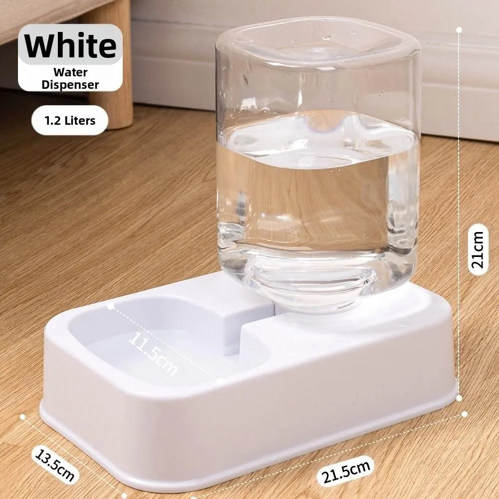 Distributore automatico cibo e acqua 1.5L/1.2L per cani e gatti