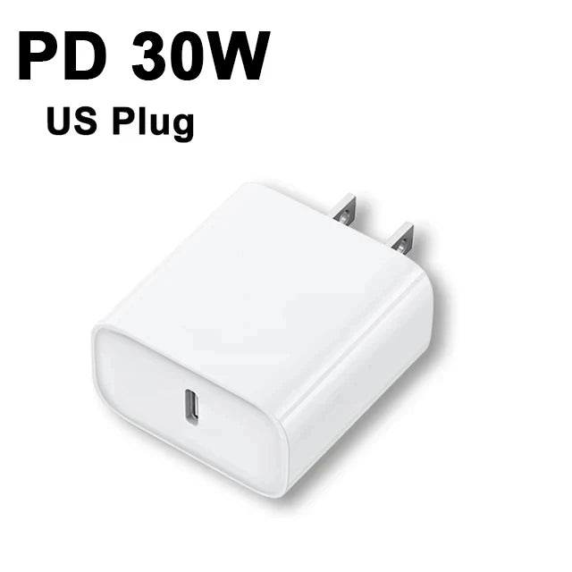 Caricatore Rapido 30W USB‑PD con Magnetico Wireless per iPhone 11‑16, Tipo C