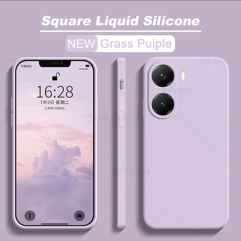 Cover Silicone Liquido Shockproof per Xiaomi Poco X7 X8 Pro Max