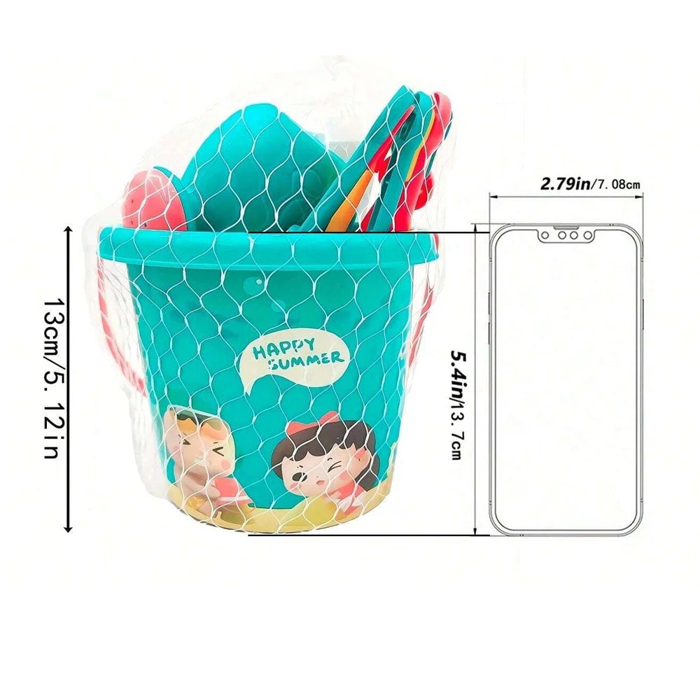 Set da 18 giochi per sabbia – attrezzi in plastica per spiaggia e piscina