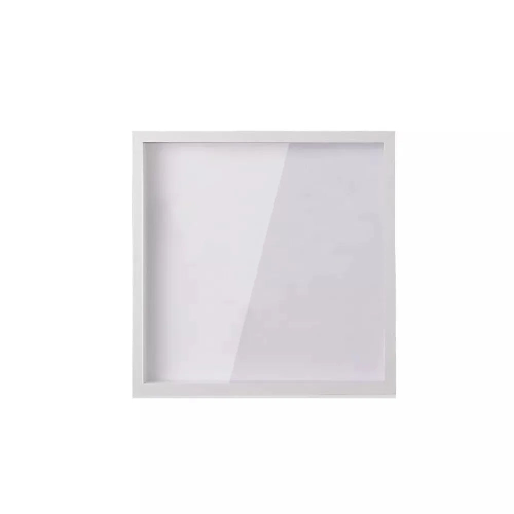 Cornice ombra quadrata da parete, caricamento superiore, trasparente
