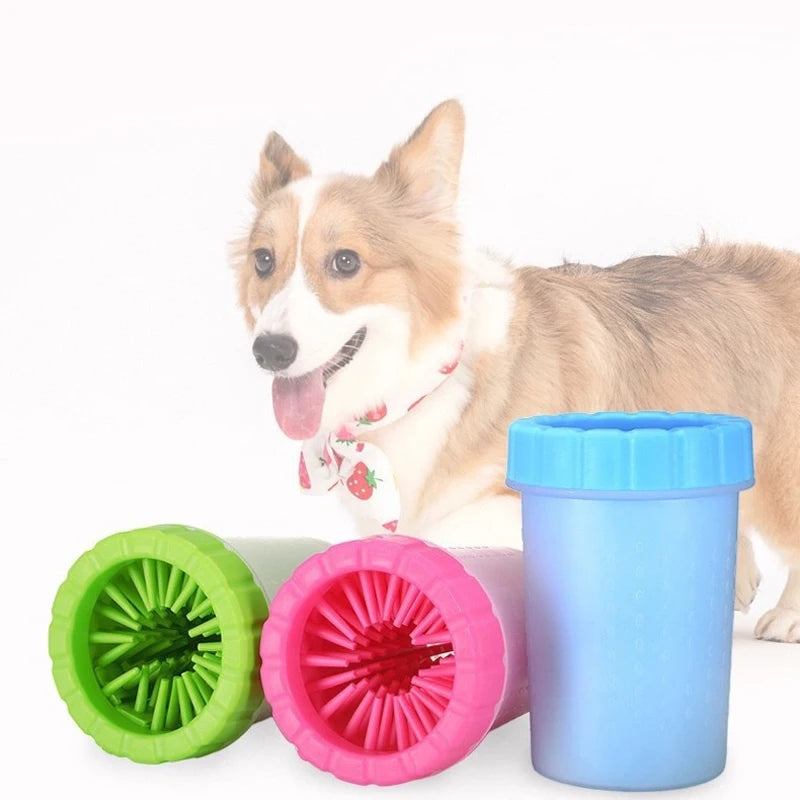 Lavaggio automatico zampe per cani e gatti – Ciotola rotante 360° con silicone
