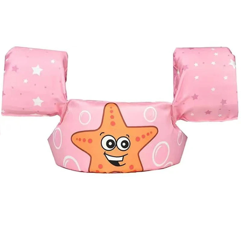 Gilet de natation pour enfants avec brassards intégrés – Aide à la natation 2-6…