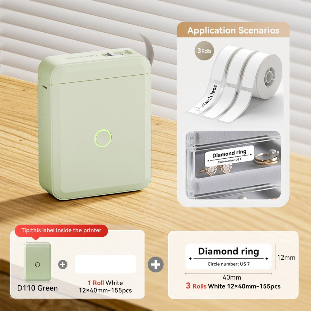 Stampante termica portatile Mini wireless per etichette adesive