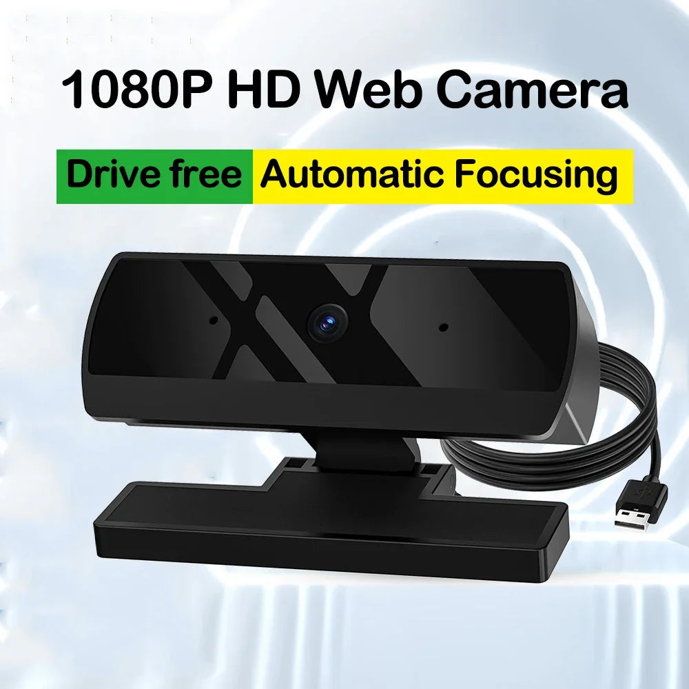 Webcam HD 1080p USB con microfono integrato e autofocus – Ideale per streaming…