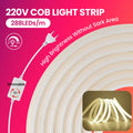 Striscia LED Neon COB dimmer 220 V, 3000‑6000 K, impermeabile, da 0,5 a 30 m