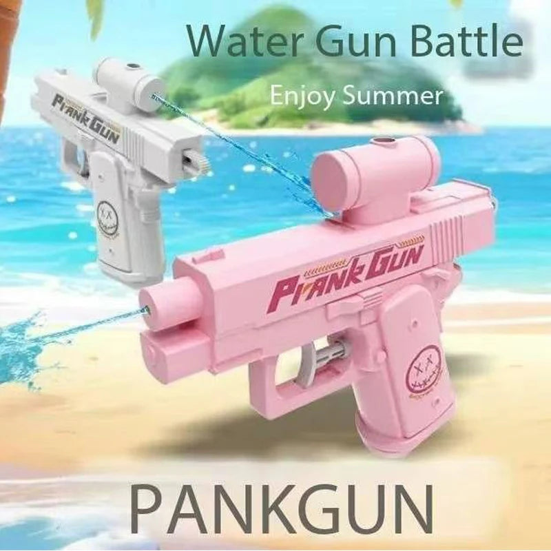 Pistola Acqua Doppia Retro - Giocattolo Prank Estate per Adulti e Bambini