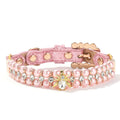 Collarino con Perla Artificiale per Cani e Gatti – Ciondolo Elegante in Pink e…