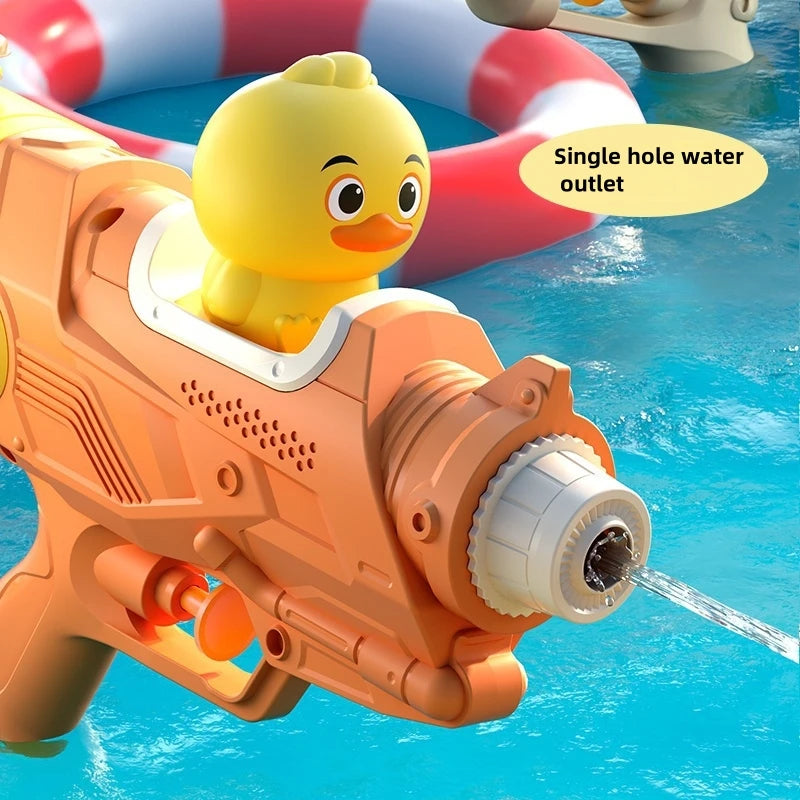 Cartoon Style Cute and Fun Single Nozzle Water Gun, Cute and Fun Little Ducks and Bears, Very Suitable for Outdoor Beach Water P