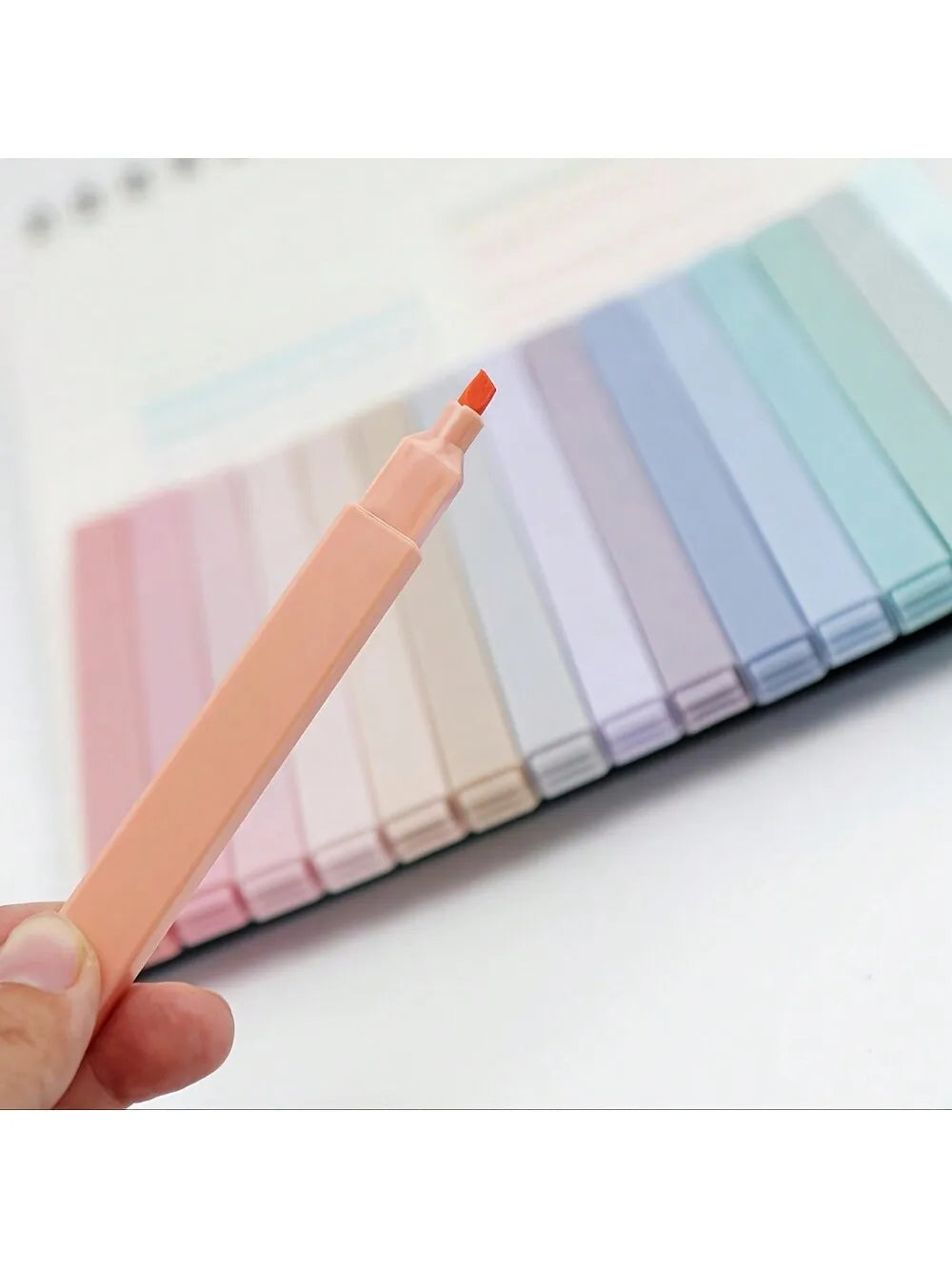 12/6/24 pastel highlighter set – ink‑free, smudge-proof for school & office – easter gift