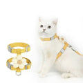 Set guinzaglio e pettorina regolabile per gatto – Comfort e sicurezza