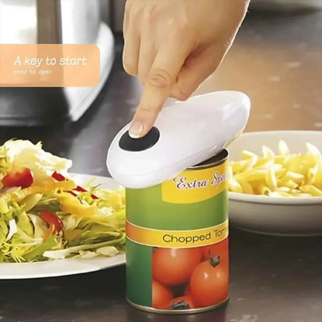 Apriscatole elettrico automatico One Touch portatile per cucina