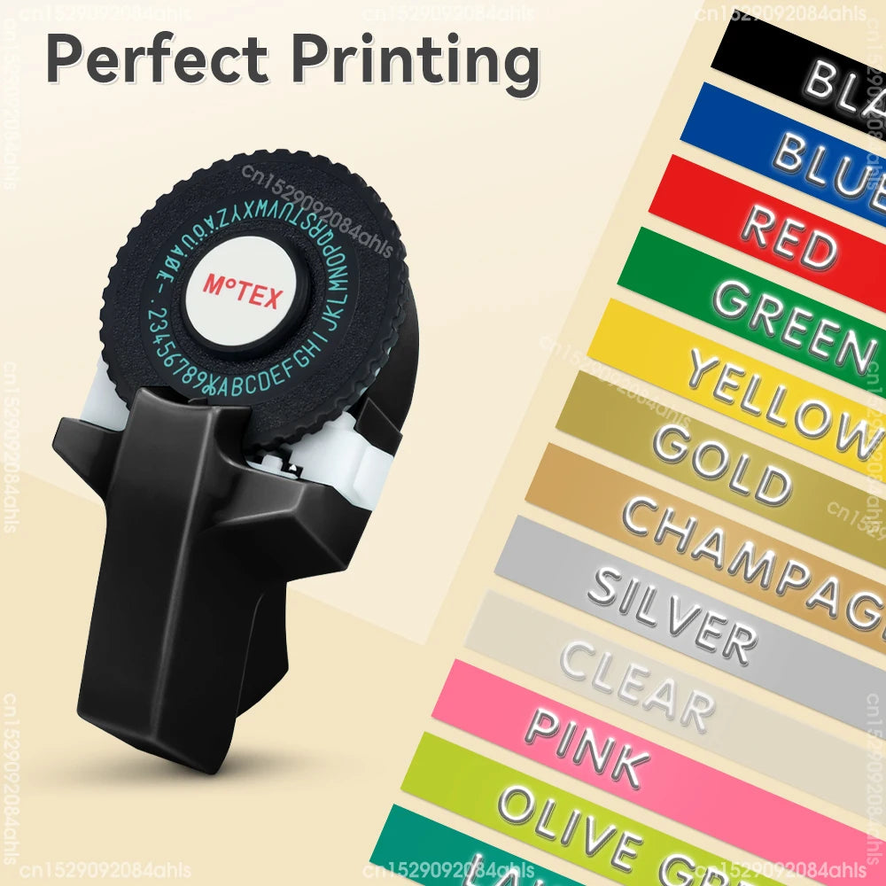 Stampante Etichette Manuale 3D Impermeabile con Nastro in Plastica