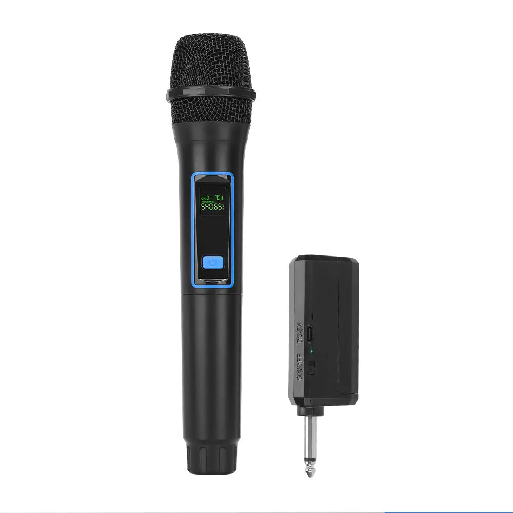 Microfono wireless a mano con ricarica 2.4 GHz per chiesa, matrimonio e karaoke