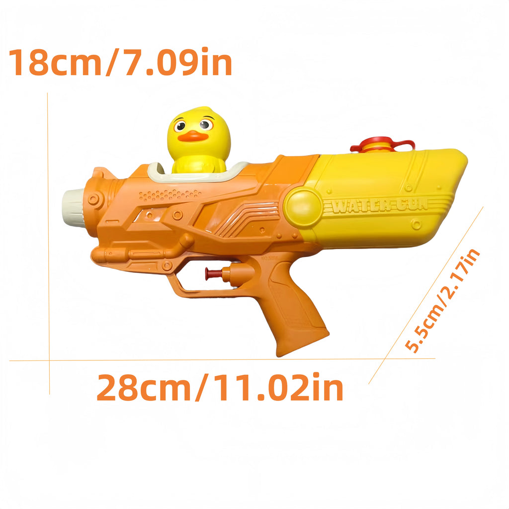 Cartoon Style Cute and Fun Single Nozzle Water Gun, Cute and Fun Little Ducks and Bears, Very Suitable for Outdoor Beach Water P