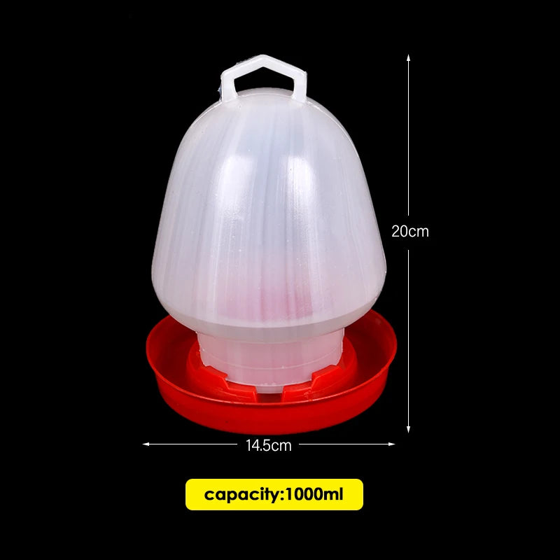 Bottiglia d'acqua per polli 500/1000 ml – Distributore automatico per uccelli